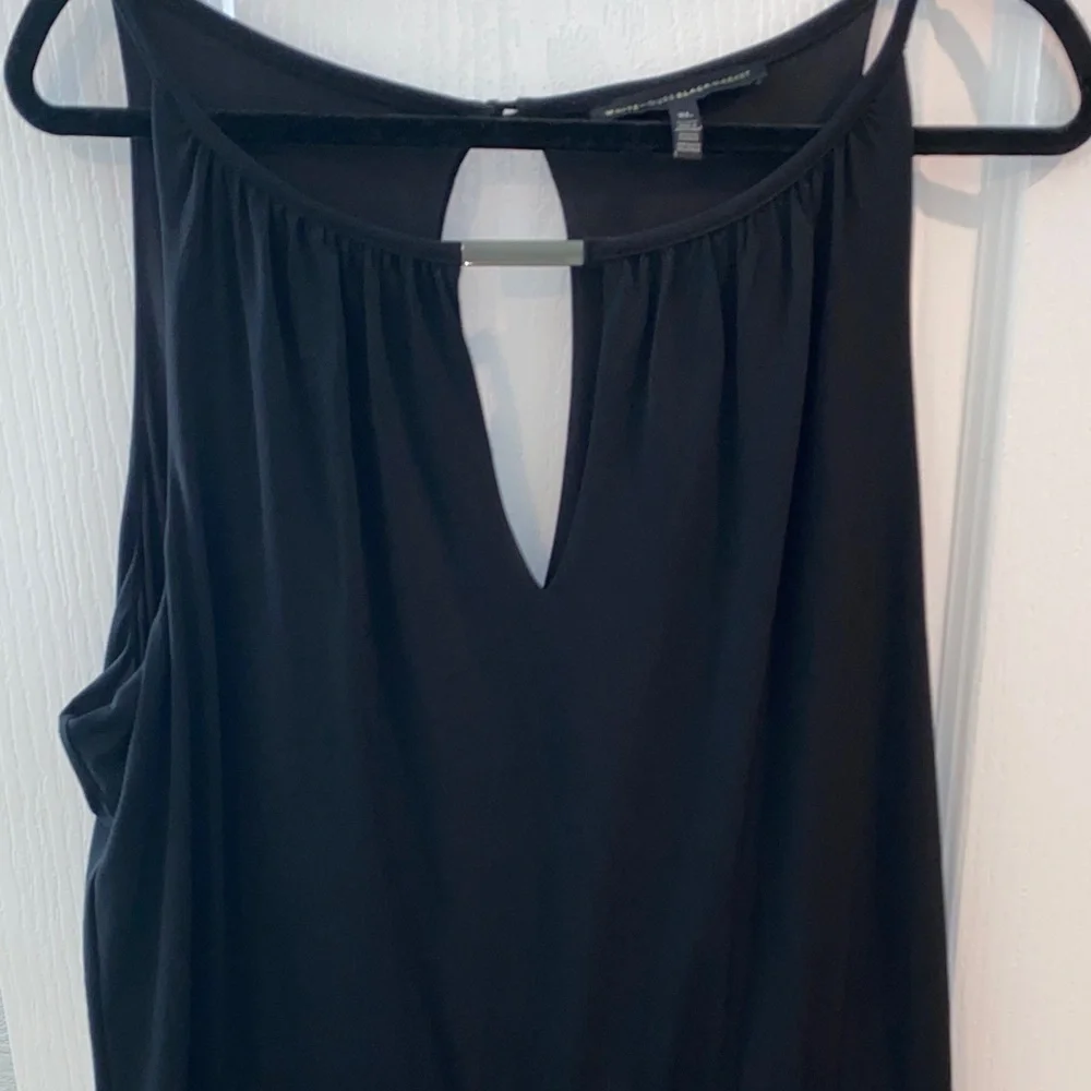 White House Black Market Black Keyhole Jumpsuit - Picture 3 of 7